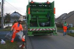 Report de la collecte des déchets rue du Vicinal du 28 au 29 mars